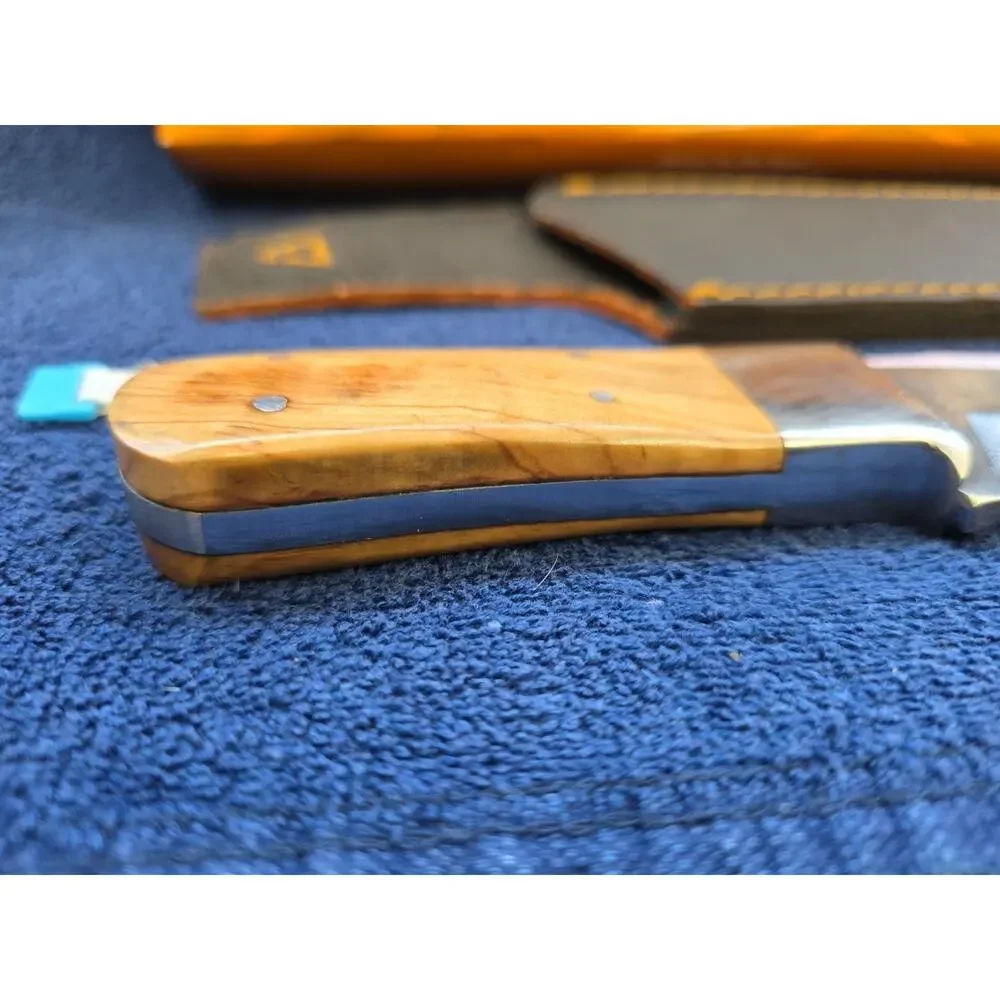 M DAMASCUS hunting bowie